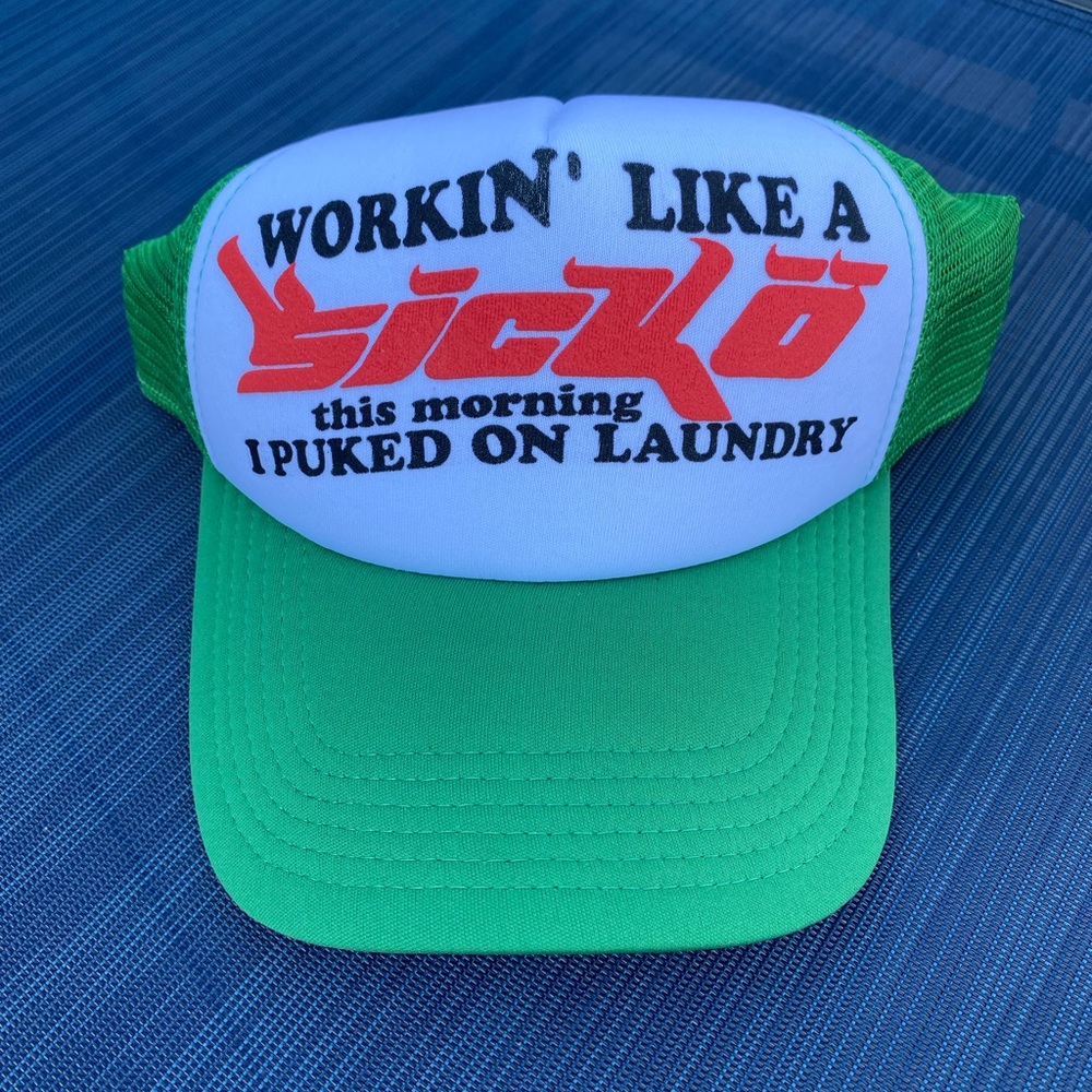 Sickö Puked Laundry Trucker Hat